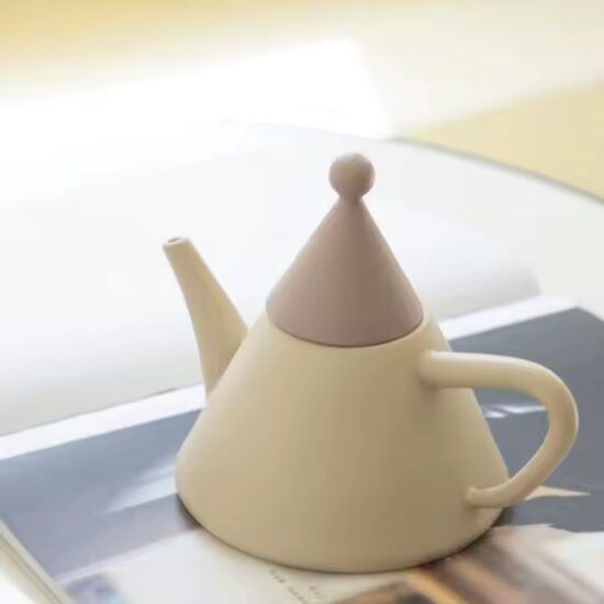 Custom cute ceramic coffee pot with stylish home design