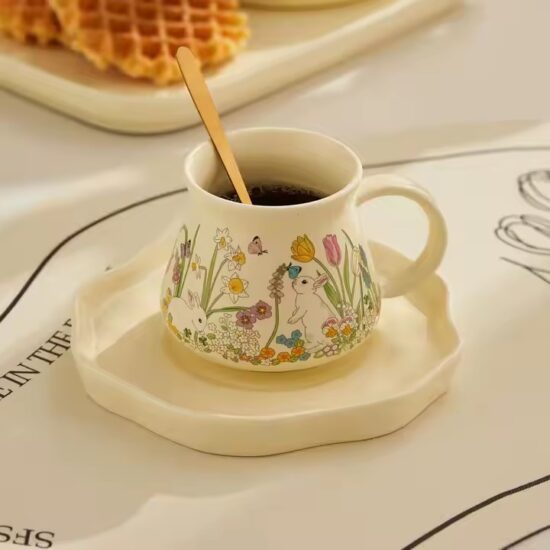 Custom cute ceramic coffee pot with stylish home design