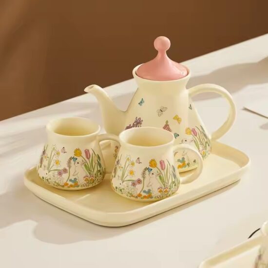 Custom cute ceramic coffee pot with stylish home design