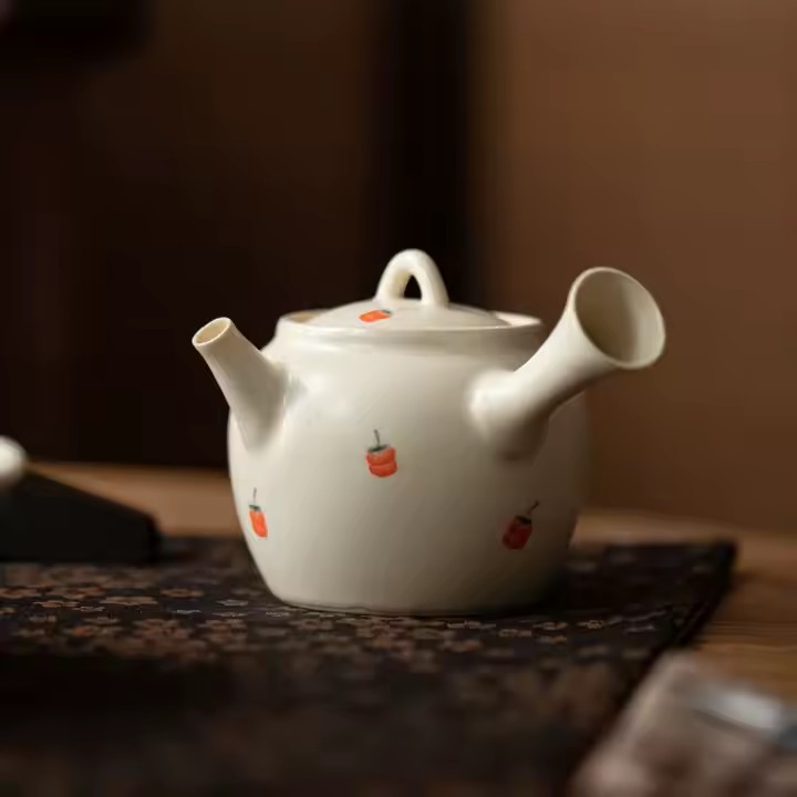 Cute Ceramic Teapot for Daily Home Use