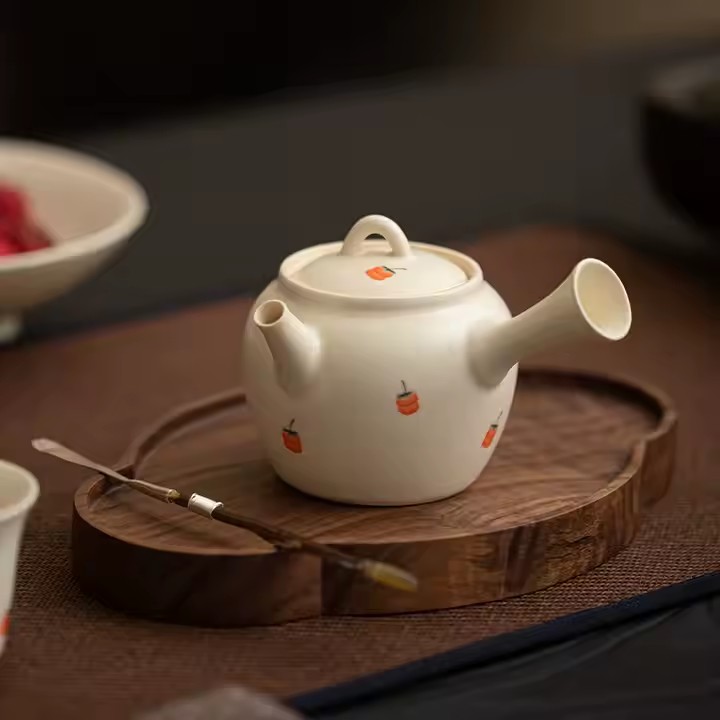 Cute Ceramic Teapot for Daily Home Use