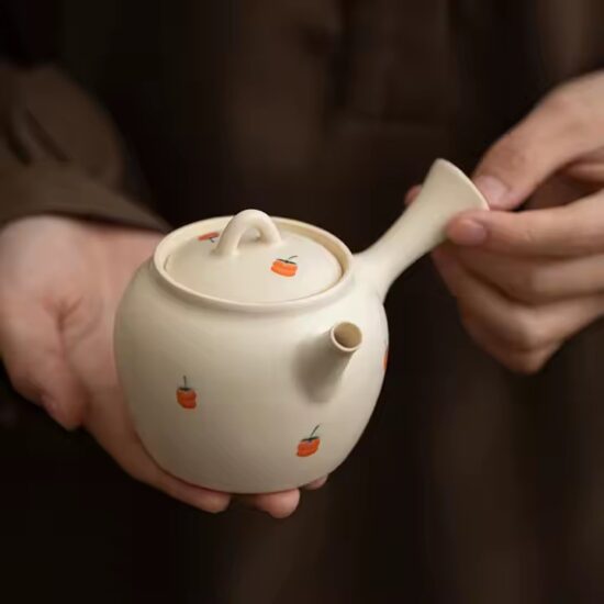 Cute Ceramic Teapot for Daily Home Use