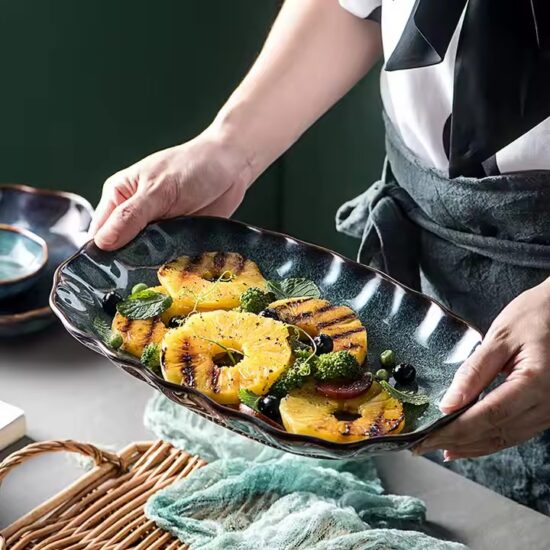 Best-Selling Creative European Style Irregular Ceramic Tableware Set for Home