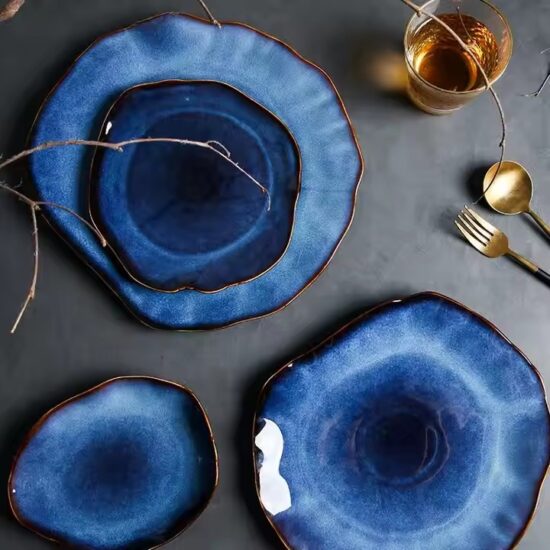 Best-Selling Creative European Style Irregular Ceramic Tableware Set for Home