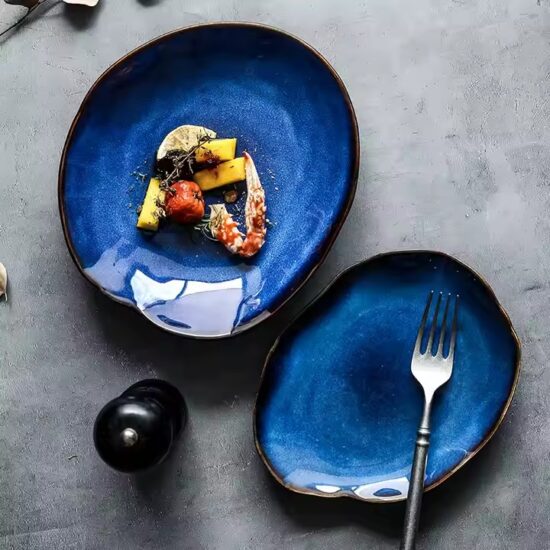 Best-Selling Creative European Style Irregular Ceramic Tableware Set for Home