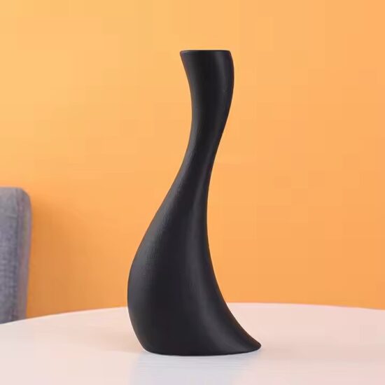 Minimalist Modern Ceramic Vase for Dried Flower Arrangements