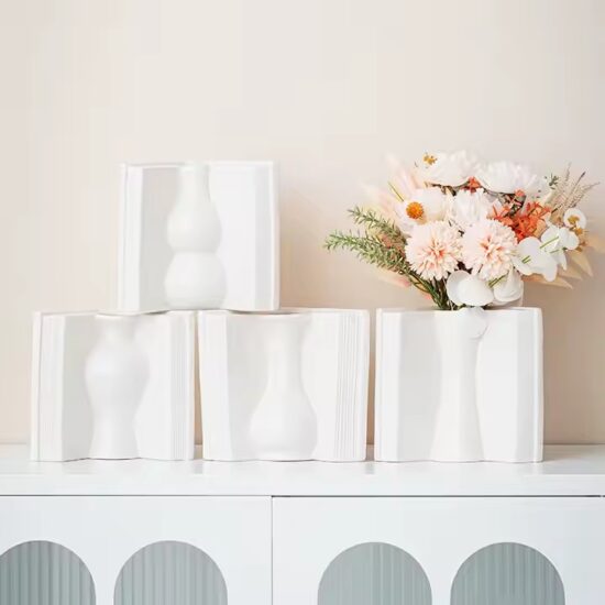 Nordic Modern Minimalist Ceramic Vase for Home Décor