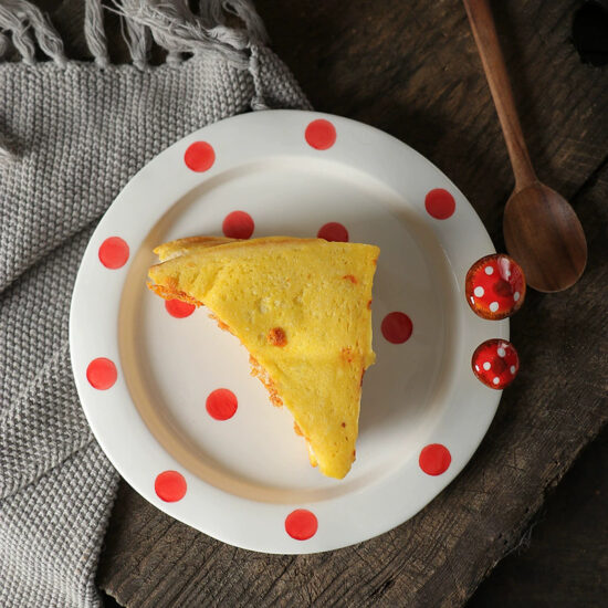 Cute cartoon ceramic plate with creative design for stylish home dining