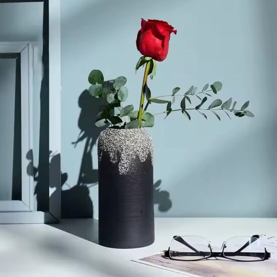 Nordic Modern Ceramic Vase for Office Decoration