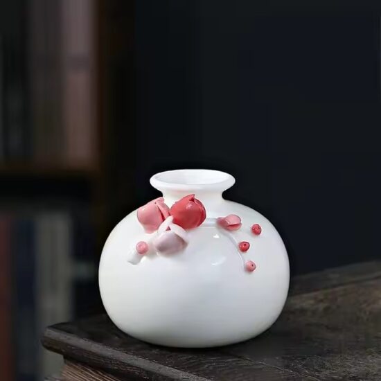 Handmade Luxury Mini Ceramic Vase for Decorative Use

