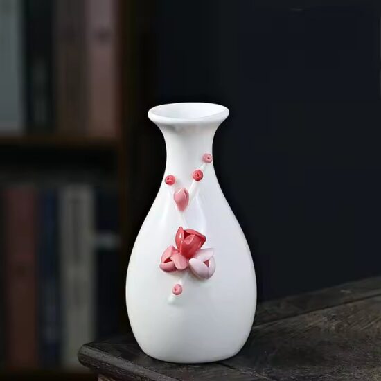 Handmade Luxury Mini Ceramic Vase for Decorative Use

