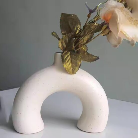 Nordic Minimalist Handmade Ceramic Vase for Modern Interiors