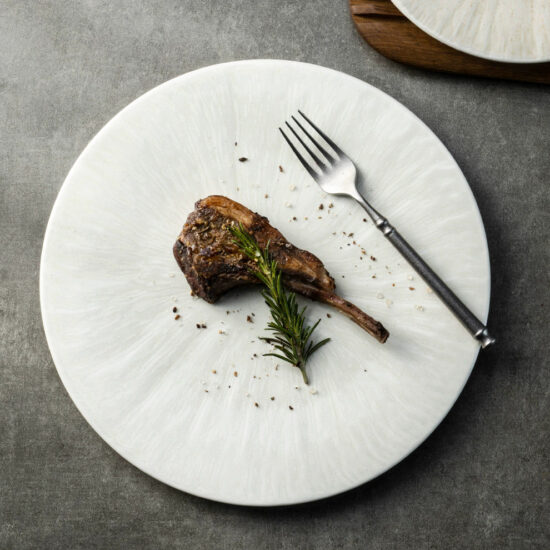 Creative ceramic western dinner plates for upscale dining