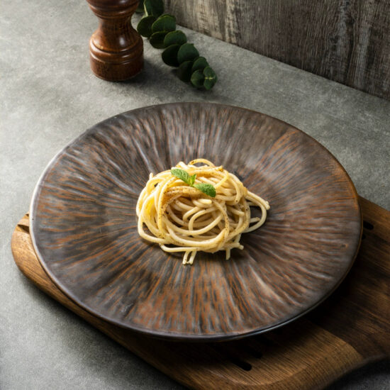Creative ceramic western dinner plates for upscale dining
