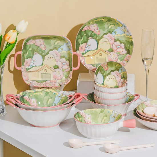 Trendy ceramic dinner plates for stylish home dining