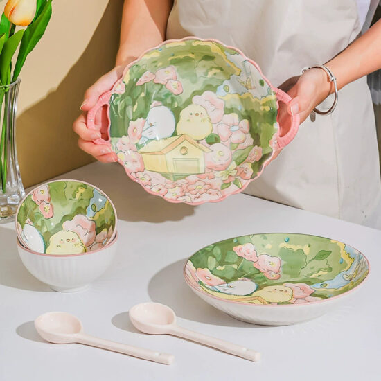 Trendy ceramic dinner plates for stylish home dining
