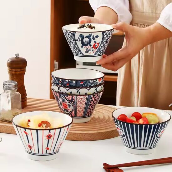 Luxury ceramic bowl with creative and unique design, suitable for high-end tableware suppliers