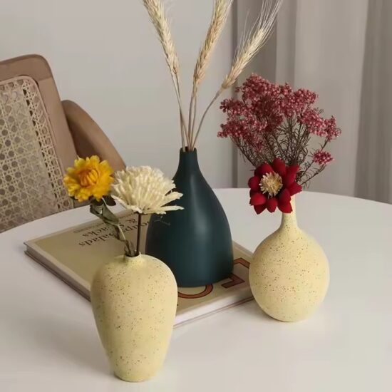 Minimalist Modern Ceramic Vase for Home Decoration