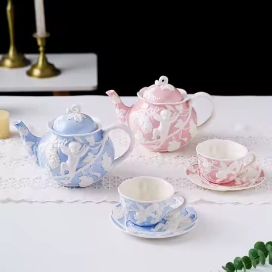 Chinese Style Ceramic Teapot Set for Wholesale with Elegant Design