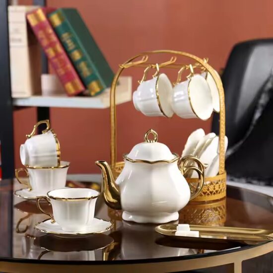 Chinese Style Ceramic Teapot Set for Wholesale with Elegant Design