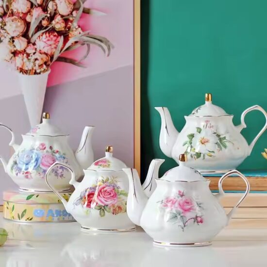 Chinese Style Ceramic Teapot Set for Wholesale with Elegant Design