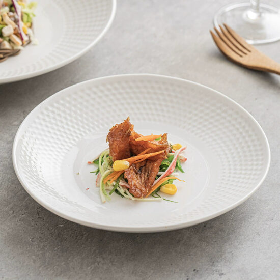 Creative luxury ceramic steak dinner plate