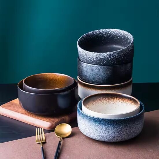 Creative ceramic bowl with unique design for stylish home use