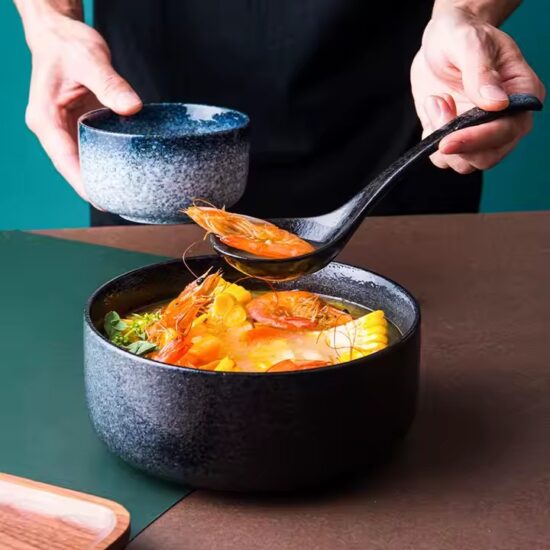 Creative ceramic bowl with unique design for stylish home use