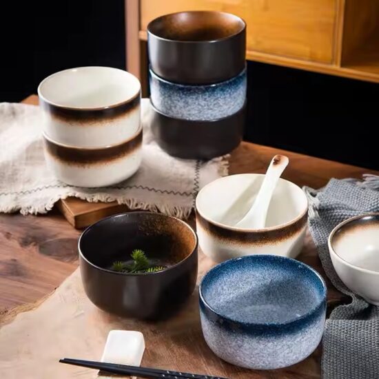 Creative ceramic bowl with unique design for stylish home use