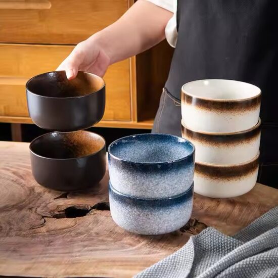 Creative ceramic bowl with unique design for stylish home use