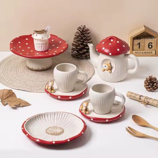 Creative Modern Ceramic Teapot for Household Use