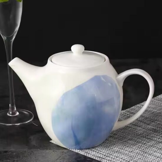 High-Quality Vintage Floral Ceramic Teapot for Home & Gift