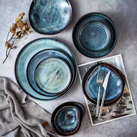 Japanese Kiln Ceramic Restaurant Tableware Set | High-Quality Design