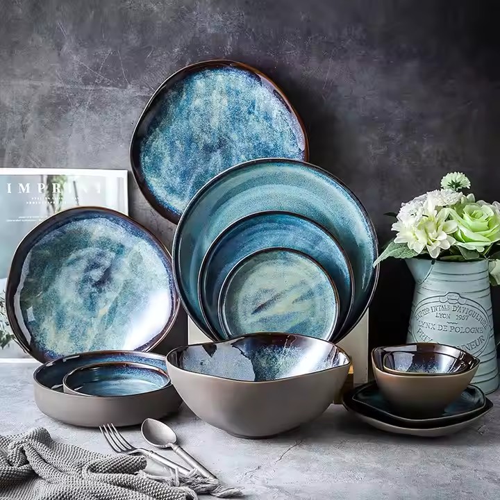 Japanese Kiln Ceramic Restaurant Tableware Set | High-Quality Design