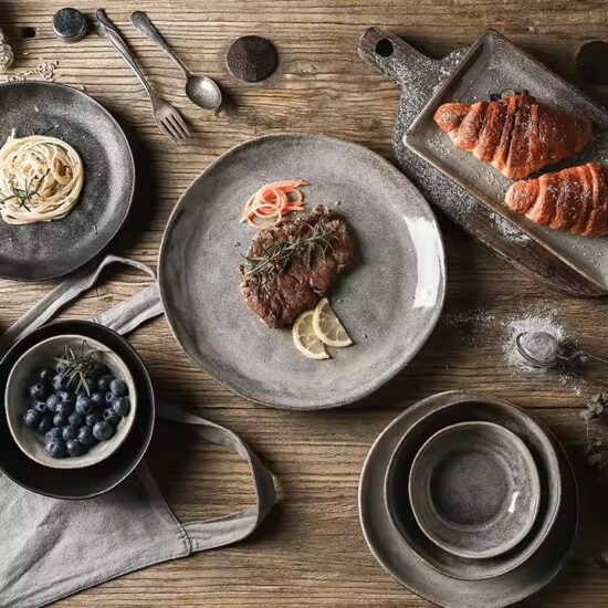 Japanese Kiln Ceramic Restaurant Tableware Set | High-Quality Design
