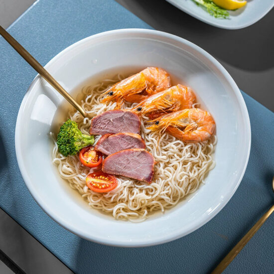 New Chinese style Tianqing glaze ceramic plates for elegant dining