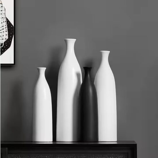 Modern Nordic Ceramic Vase for Office and Home Decoration