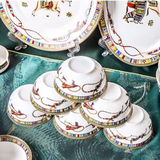 New arrival unique ceramic dinner set for modern kitchens