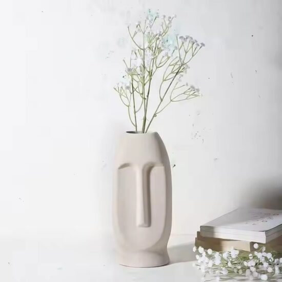 Modern Nordic Style Ceramic Vase in Minimalist Design

