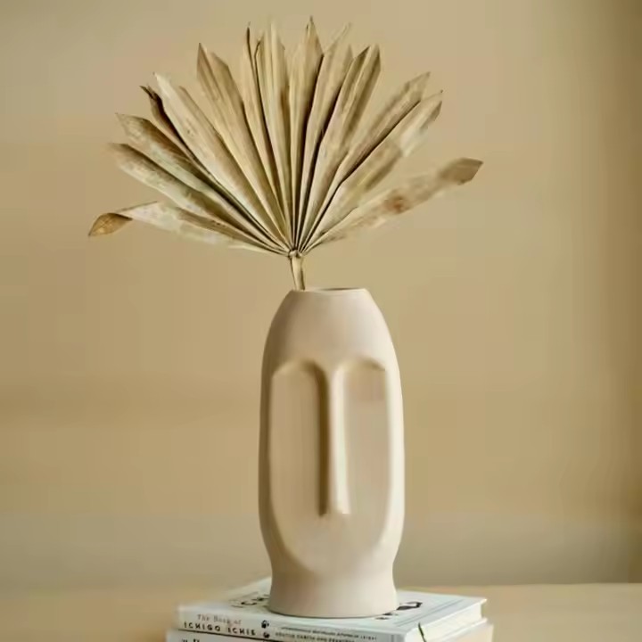 Modern Nordic Style Ceramic Vase in Minimalist Design